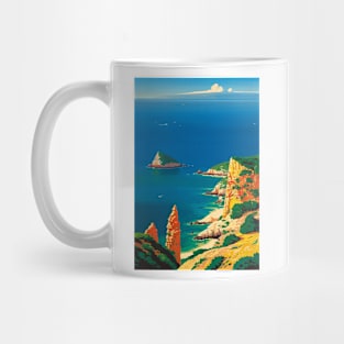 View of the Ocean from the Clifffside Mug